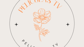 Black and Beige Elegant Simple Flower Circle Logo